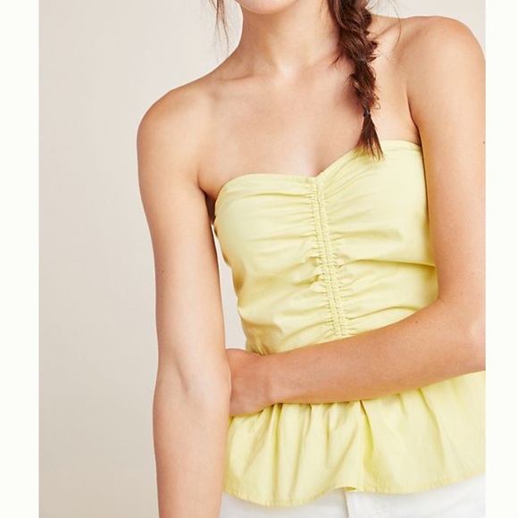 ❌SOLD❌ Anthropologie Maeve Stephanie Peplum Tank - Picture 4 of 12